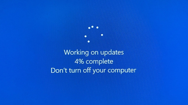 Windows Update screen