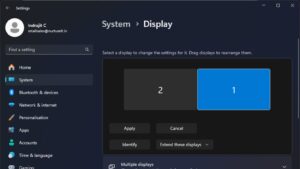 How to Align dual screen or Multiple monitor setup