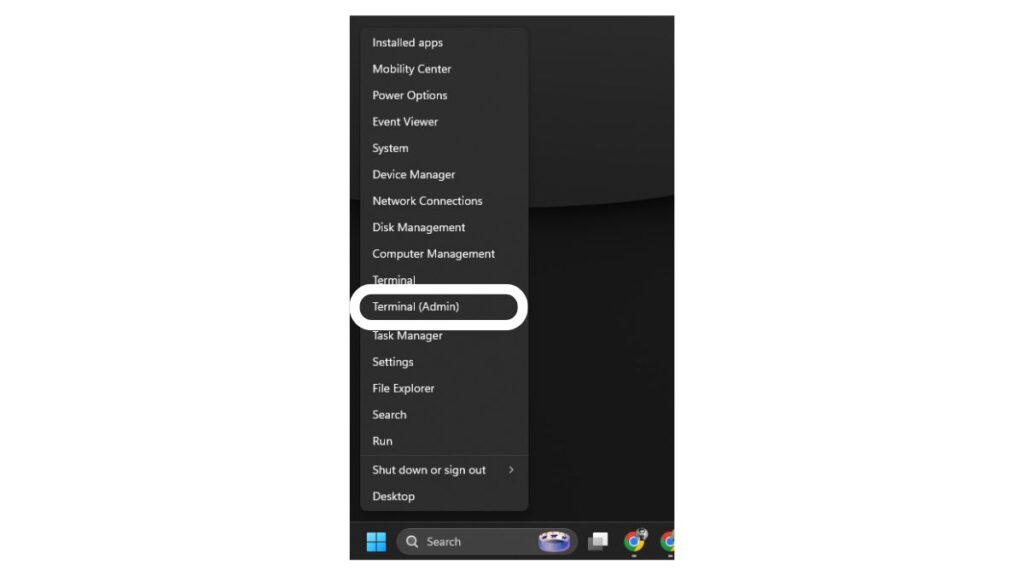 Process to get Context Menu from Windows 10