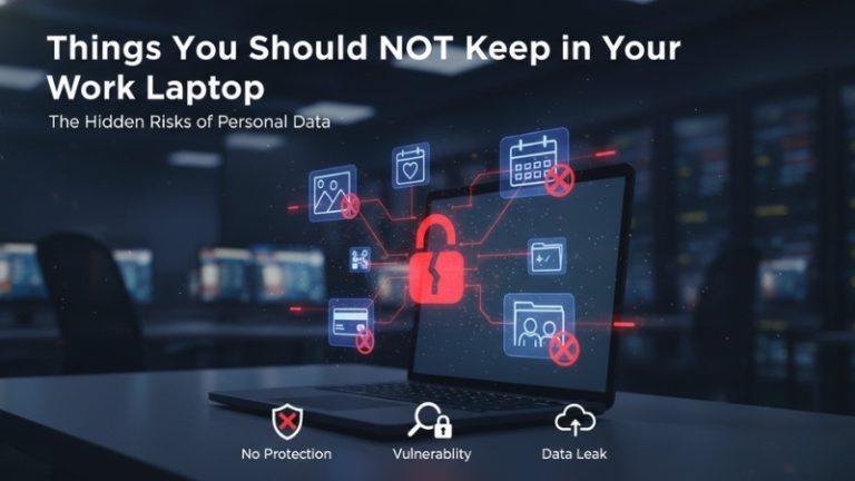 Things You should not keep in Your Work Laptop – The Hidden Risks of Personal Data