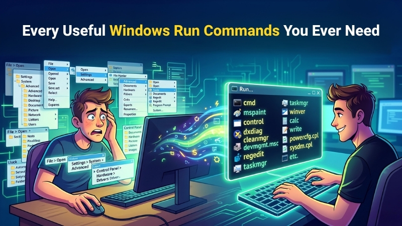 Every Useful Windows Run Commands You Ever Need
