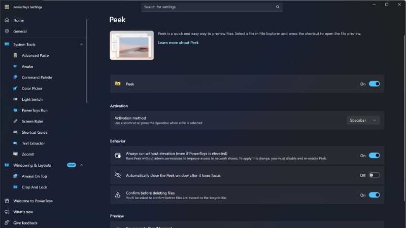 Microsoft PowerToys - Peek