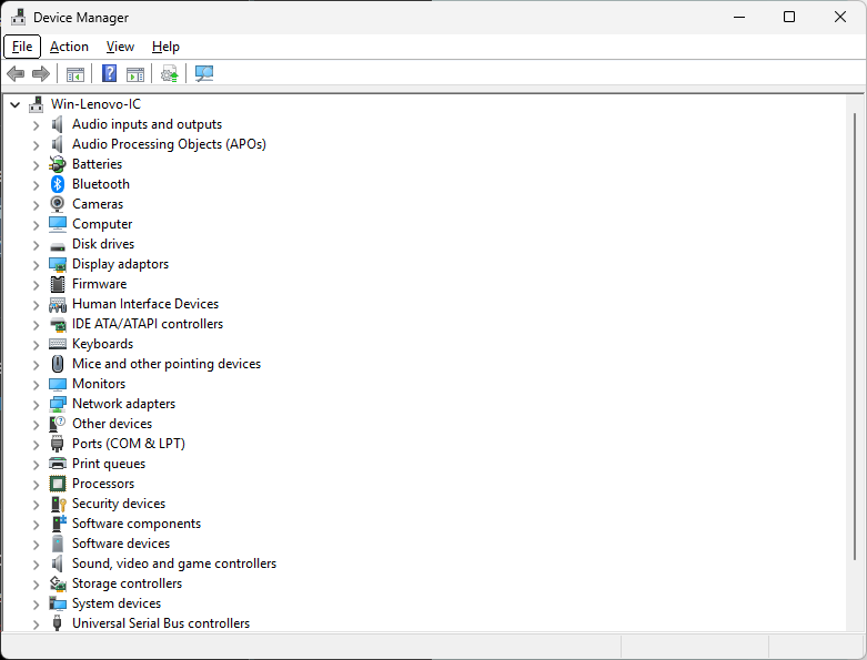 devmgmt.msc - Device Manager