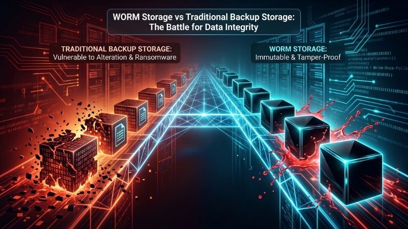 WORM Storage vs Traditional Backup Storage